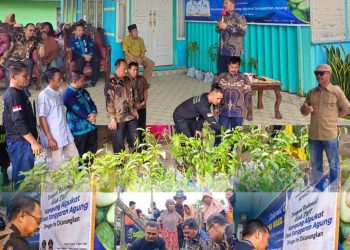 Bupati dan Wakil Bupati Kerinci Canangkan Desa Sanggaran Agung