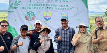 Bupati Monadi Hadiri Penghijauan di Tanjung Pauh Mudik, Kukuhkan Forum Pemuda Peduli Lingkungan