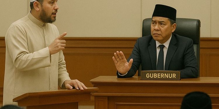 Netizen Minta Kyai Abdullah Sani Beri Tausiah untuk Gubernur Al Haris