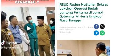 Alat Bedah Jantung Diduga Kosong, Program Bedah Jantung RSUD Raden Mattaher Jambi Pembohongan Publik?